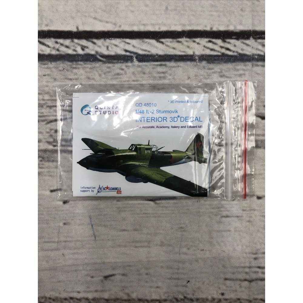 1/48 Quinta Studios 3D Interior Decal QD48010 IL-2 Sturmovik (A,A,I & Ed Kit)